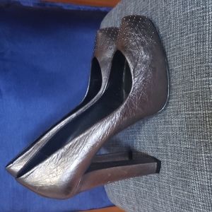 DV Dolce Vita pewter studded pumps 8